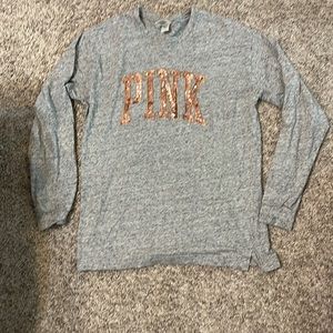 PINK long sleeved shirt size XS